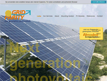 Tablet Screenshot of gridparityag.com